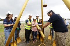 Clark breaks ground on 10-million-liter wastewater facility