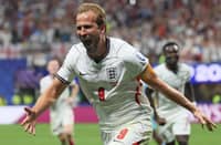 HARRY Kane celebrates after scoring a goal that gave England a 2-1 win over DR Congo in the Last 32 of the FIFA World Cup.