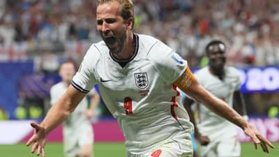 HARRY Kane celebrates after scoring a goal that gave England a 2-1 win over DR Congo in the Last 32 of the FIFA World Cup.