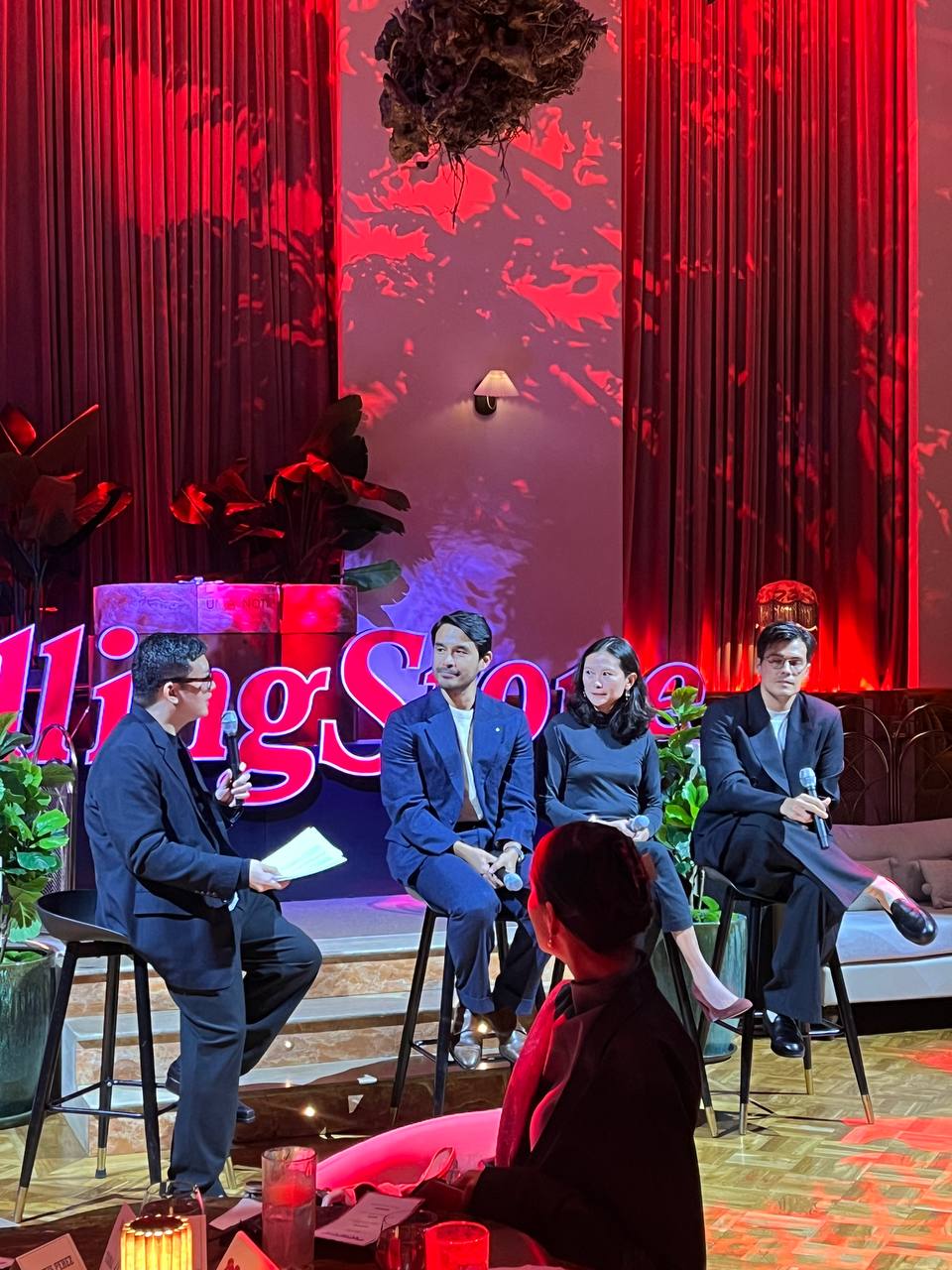 Broadcast journalist Atom Araullo, journalist Pia Ranada, and food storyteller Erwan Heussaff.