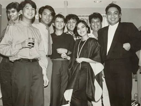 OPTIONA show by Katrina Ponce Enrile that made Jackie Aquino known in the fashion industry. Boyet Santa Maria, Tonichi Nocom, Teofy Quintas, Techie Infantado, Randy Ortiz, Katrina Ponce Enrile, Bong Gacho and Jackie Aquino.