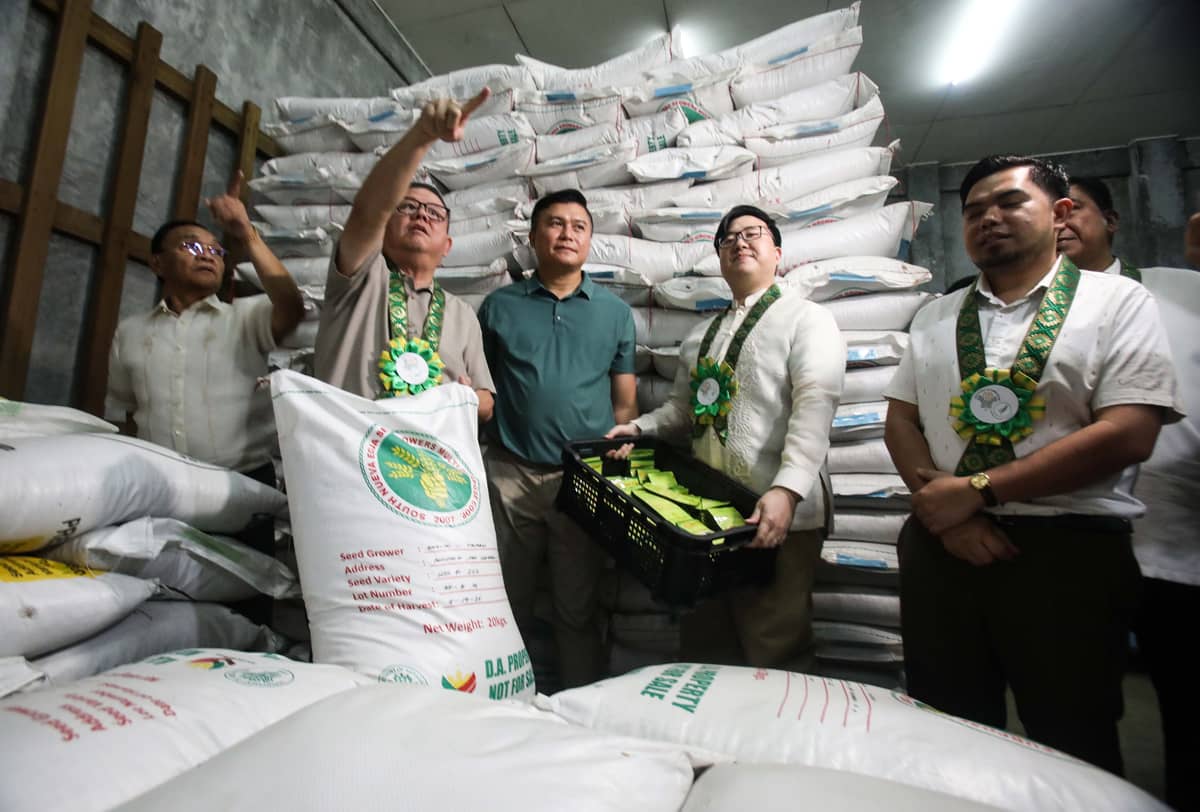 (July 02 2026) Department of Agriculture Secretary Francisco P. Tiu Laurel Jr. and Bureau of Plant Industry Director Glenn Panganiban and other officials, inspect the newly inaugurated National Seed Reserve Facility at the Bureau of Plant Industry compound in Quezon City on Thursday, July 2, 2026. The solar operated facility aims to serve as a long-term repository of quality seeds for regular crop production and post-disaster recovery, helping strengthen the country's food security. Photo/Analy Labor