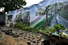 MMDA begins Pasig pilot for water-absorbing sidewalks