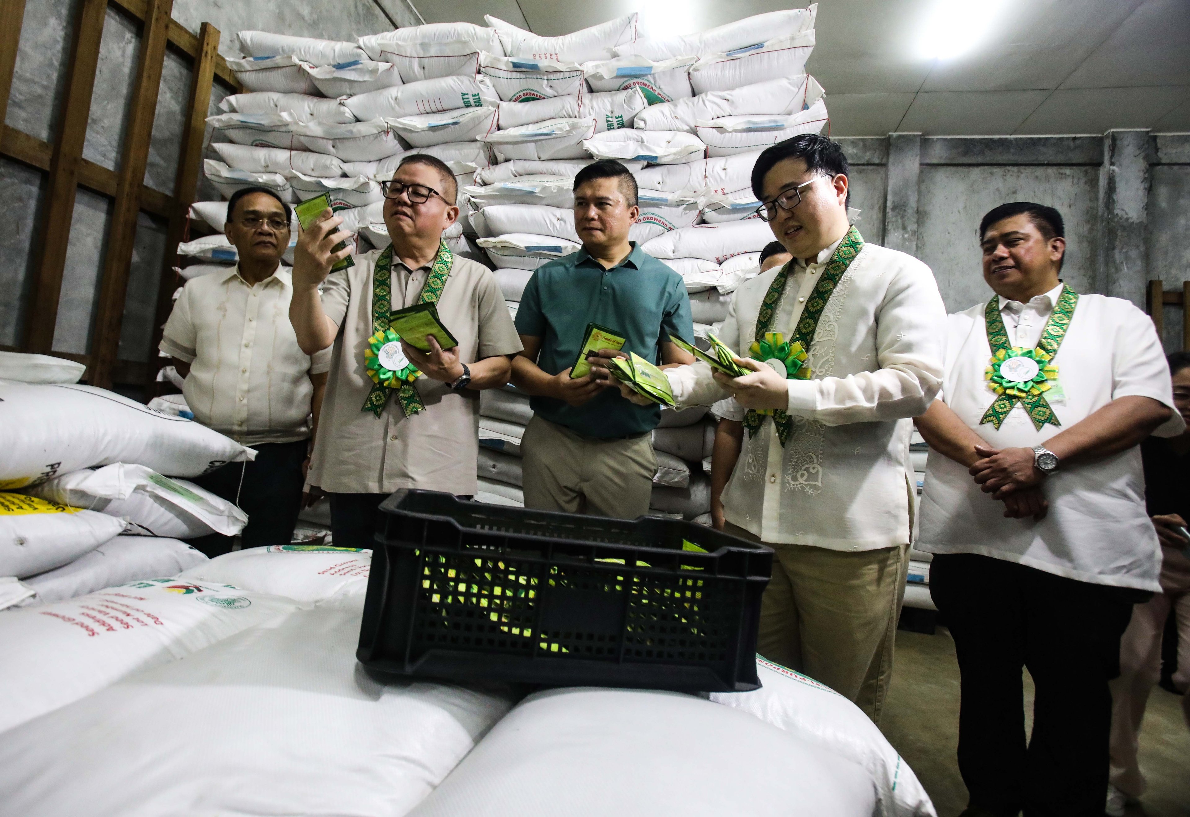 (July 02 2026) Department of Agriculture Secretary Francisco P. Tiu Laurel Jr. and Bureau of Plant Industry Director Glenn Panganiban and other officials, inspect the newly inaugurated National Seed Reserve Facility at the Bureau of Plant Industry compound in Quezon City on Thursday, July 2, 2026. The solar operated facility aims to serve as a long-term repository of quality seeds for regular crop production and post-disaster recovery, helping strengthen the country's food security. Photo/Analy Labor