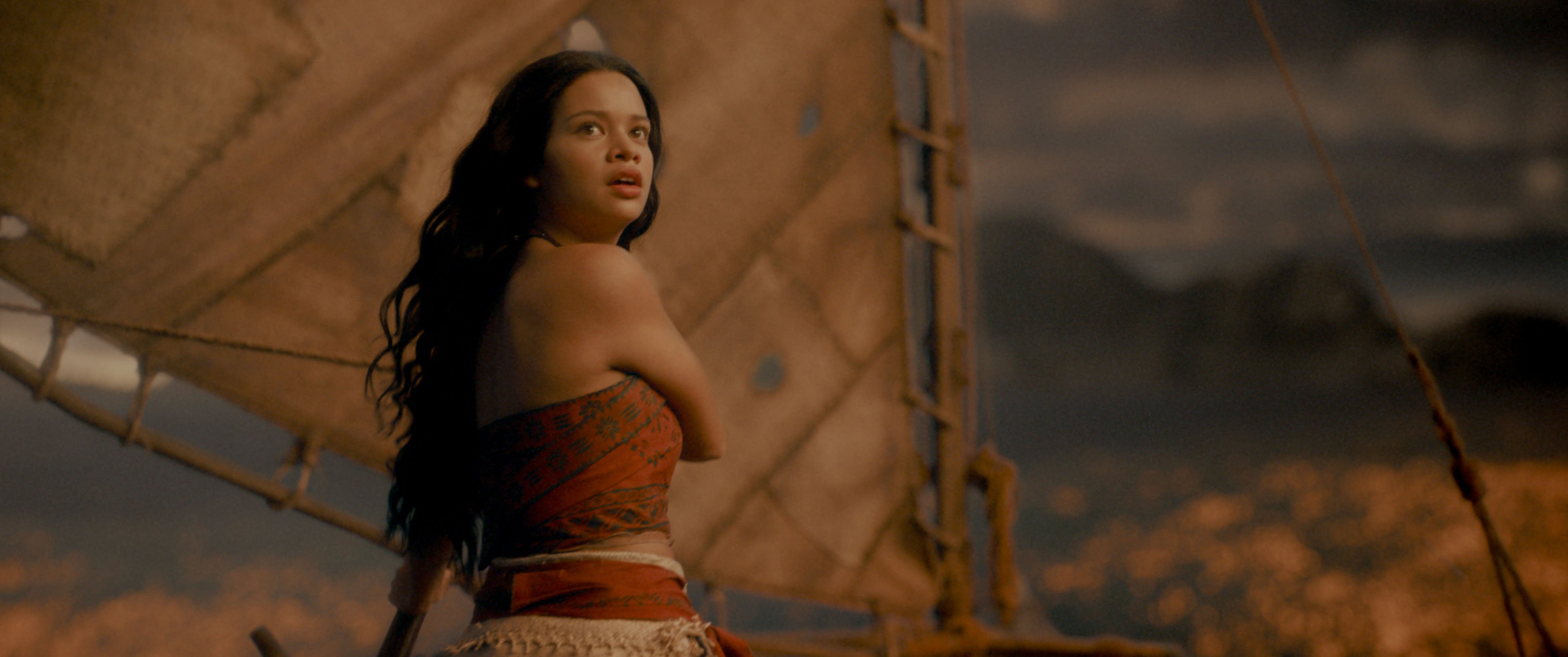 Catherine Lagaʻaia as Moana.