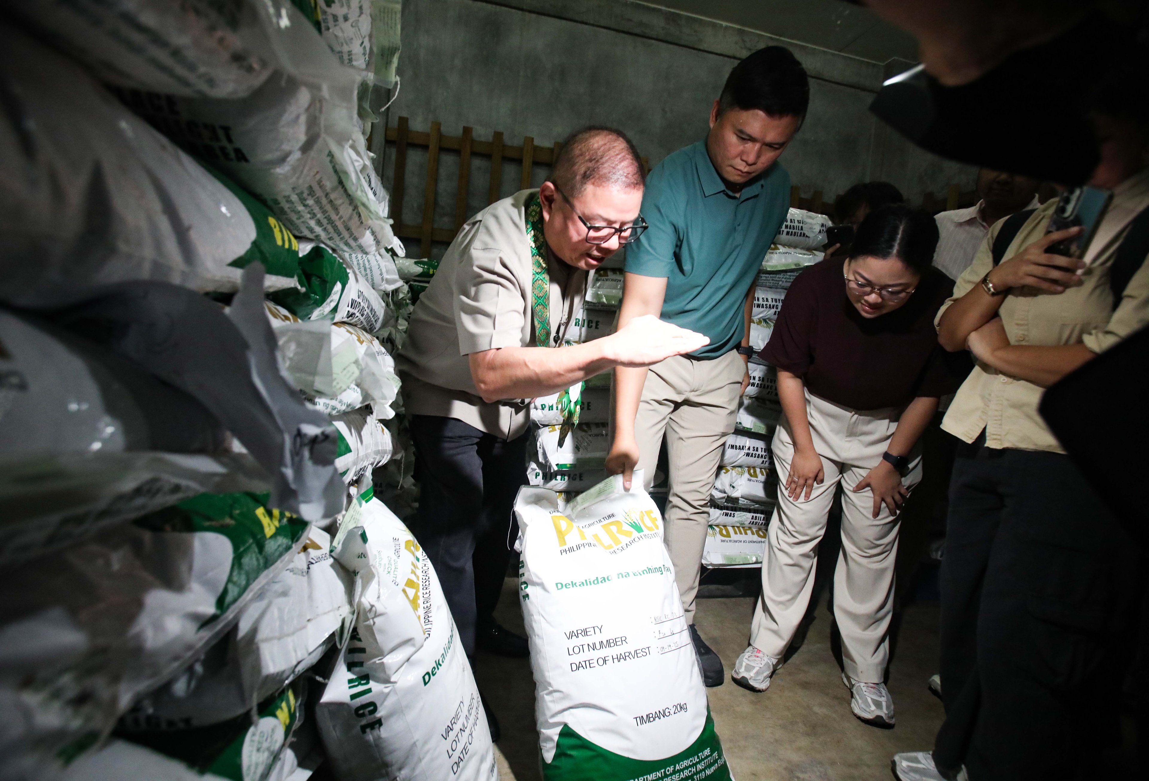 (July 02 2026) Department of Agriculture Secretary Francisco P. Tiu Laurel Jr. and Bureau of Plant Industry Director Glenn Panganiban and other officials, inspect the newly inaugurated National Seed Reserve Facility at the Bureau of Plant Industry compound in Quezon City on Thursday, July 2, 2026. The solar operated facility aims to serve as a long-term repository of quality seeds for regular crop production and post-disaster recovery, helping strengthen the country's food security. Photo/Analy Labor