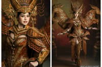 Binibini No. 17 Ain Niqyla Abad of San Jose, Occidental Mindoro, showcased “Kalibasib: The Last Legend of Mindoro,” an elaborate national costume that paid homage to the island’s most celebrated wildlife symbol.