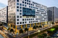 THE One E-Com Center in the Mall of Asia Complex, Pasay City serves as the corporate headquarters of SM Investments Corp., the parent conglomerate of the SM Group.