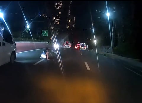 LTFRB suspends jeepney after passenger falls from moving vehicle