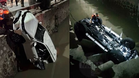 Senior citizen, sugatan matapos mahulog sa creek ang minamanehong SUV