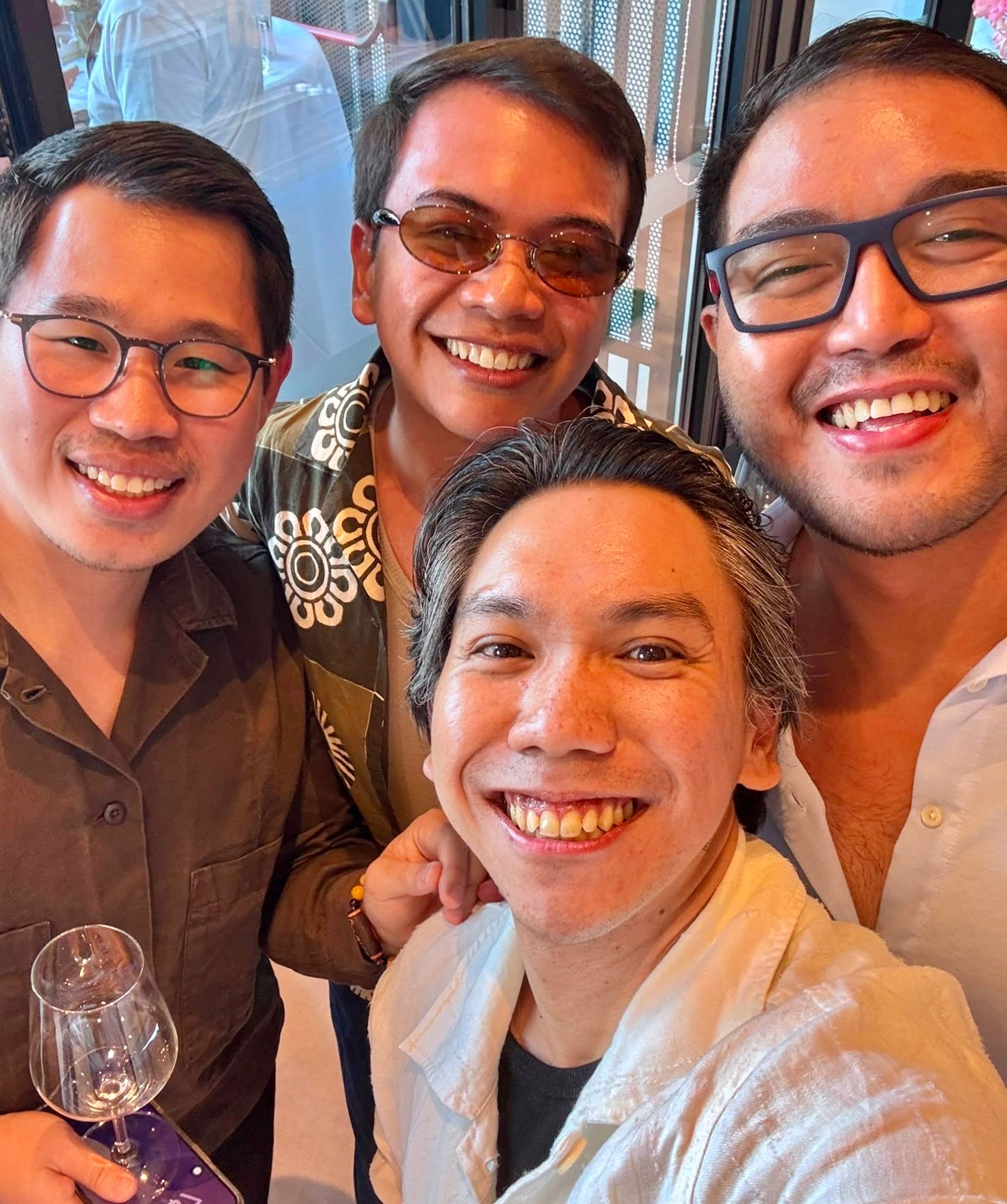HARVEY Chua, EJ Sarsoza, Joaquín Carlos de Jesús and Uael Canoy.