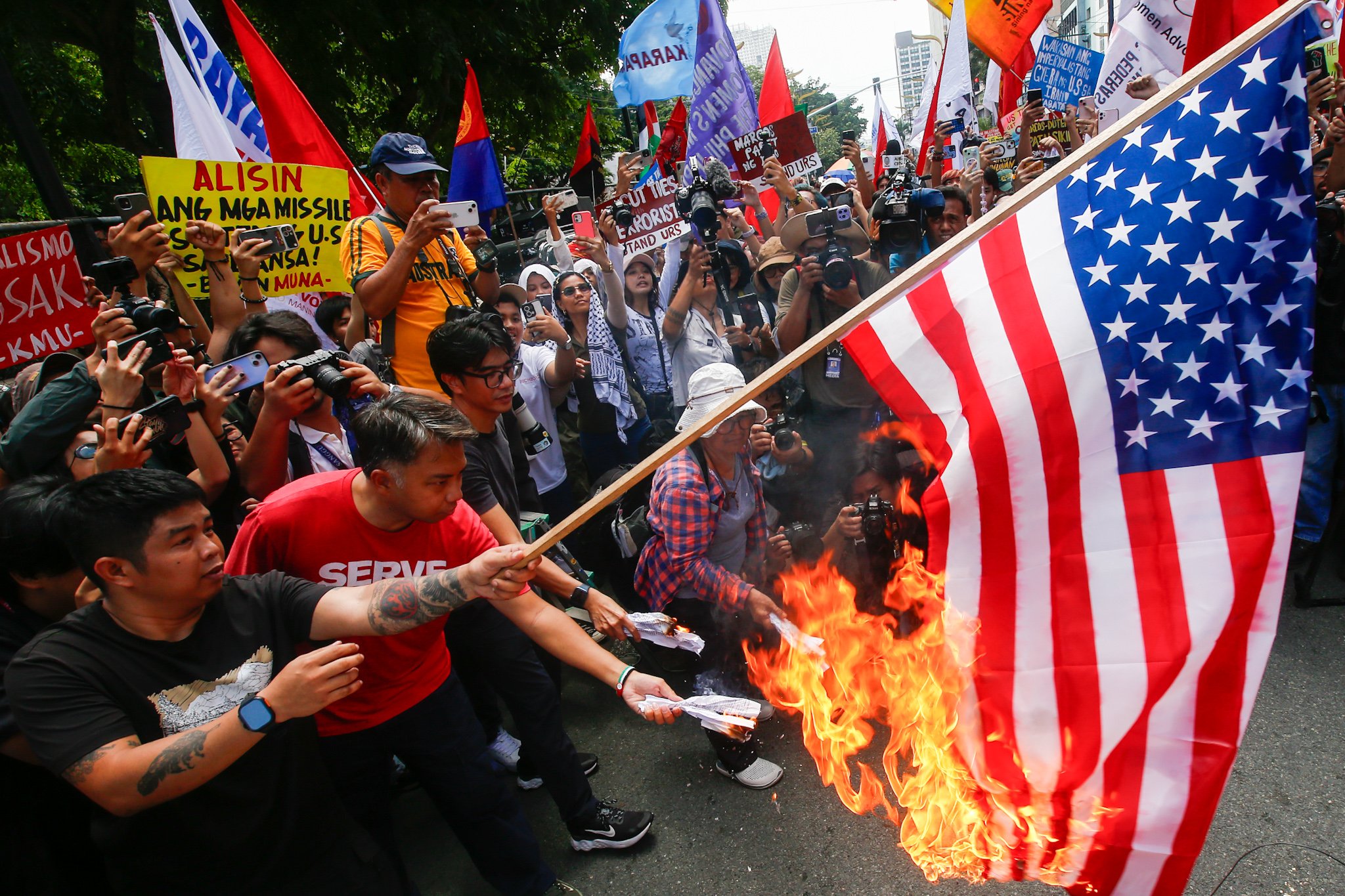 Philippine-US Friendship Day protest