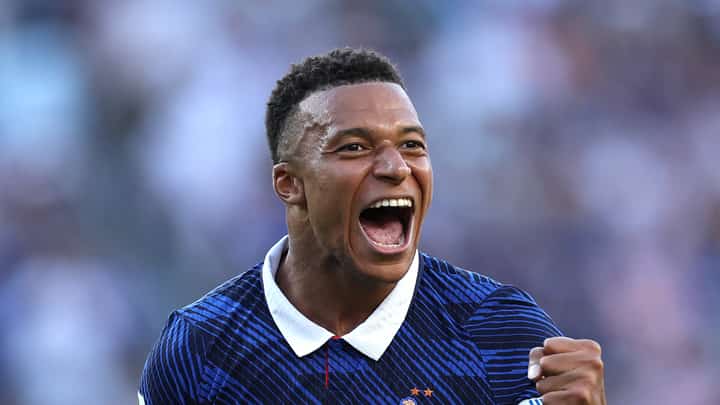 KYLIAN Mbappe celebrates after scoring a penalty kick that gave France a 1-0 win over Paraguay and a slot in the quarterfinals of the FIFA World Cup on Saturday. `