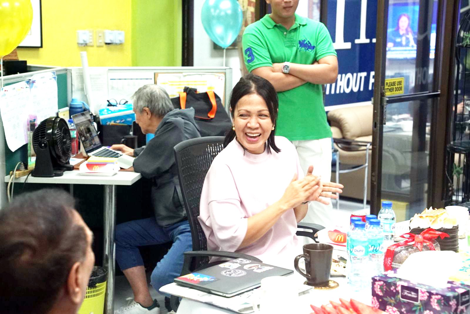 Executive vice president Chingbee Fernandez.