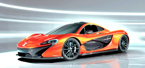 McLaren P1 took shape from a sailfish