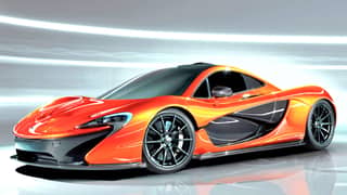 Orange McLaren P1 shows the tight bodywork and active aero shaped by lessons from the sailfish.