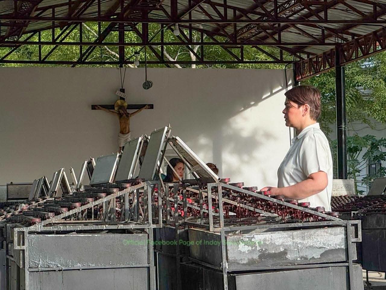 VP Sara prays for father's return at quake-scarred Cebu shrine