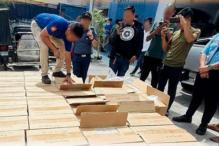 P3.8M illegal cigarettes seized in Pampanga