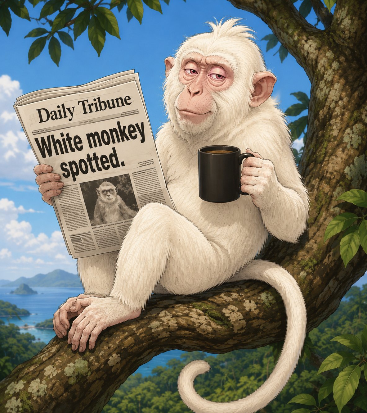 Morning macaque