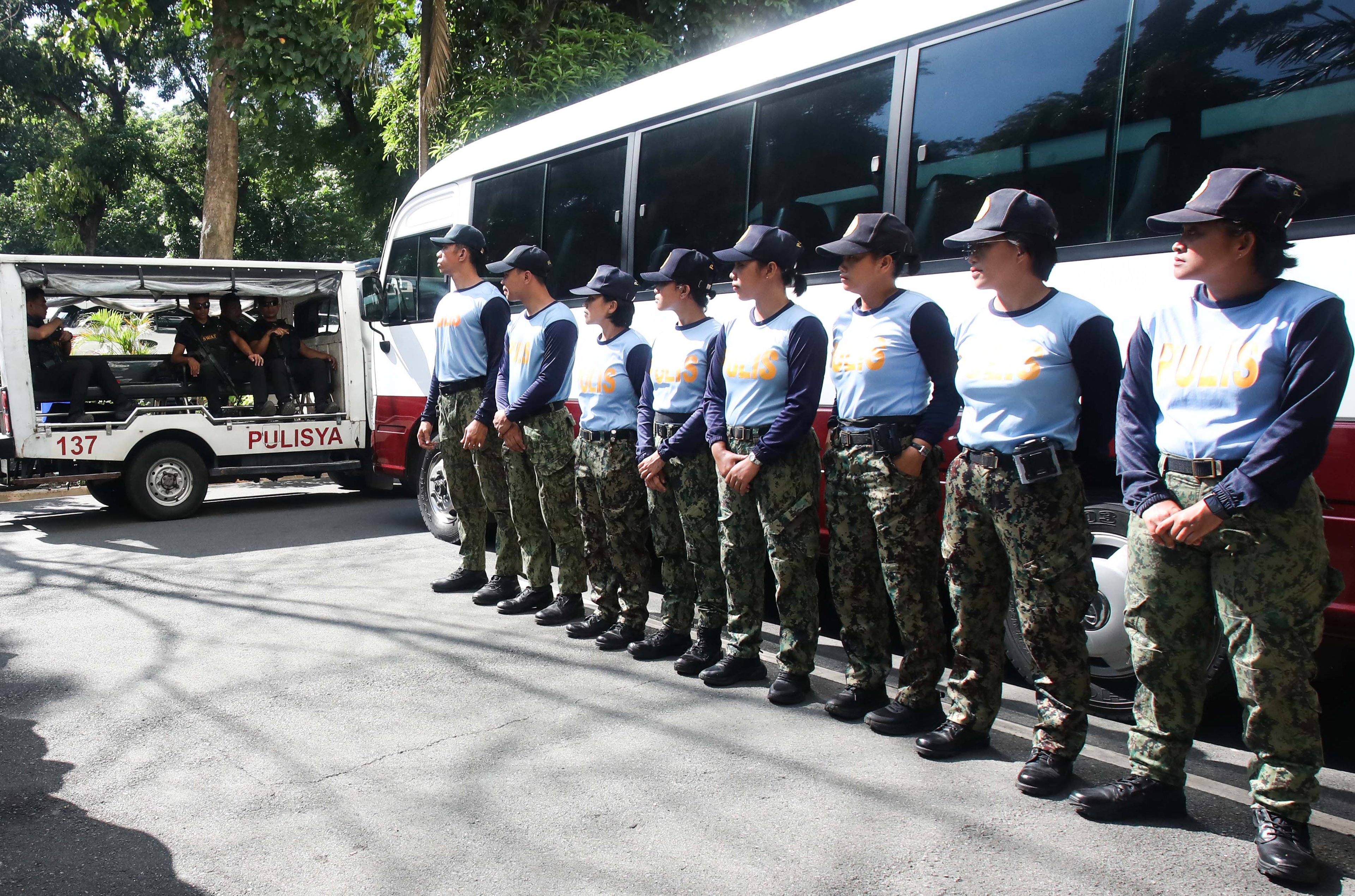 Sandiganbayan tight security 