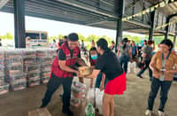 DSWD aids Batac Market fire victims
