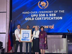 PHLPost earns UPU Gold certification