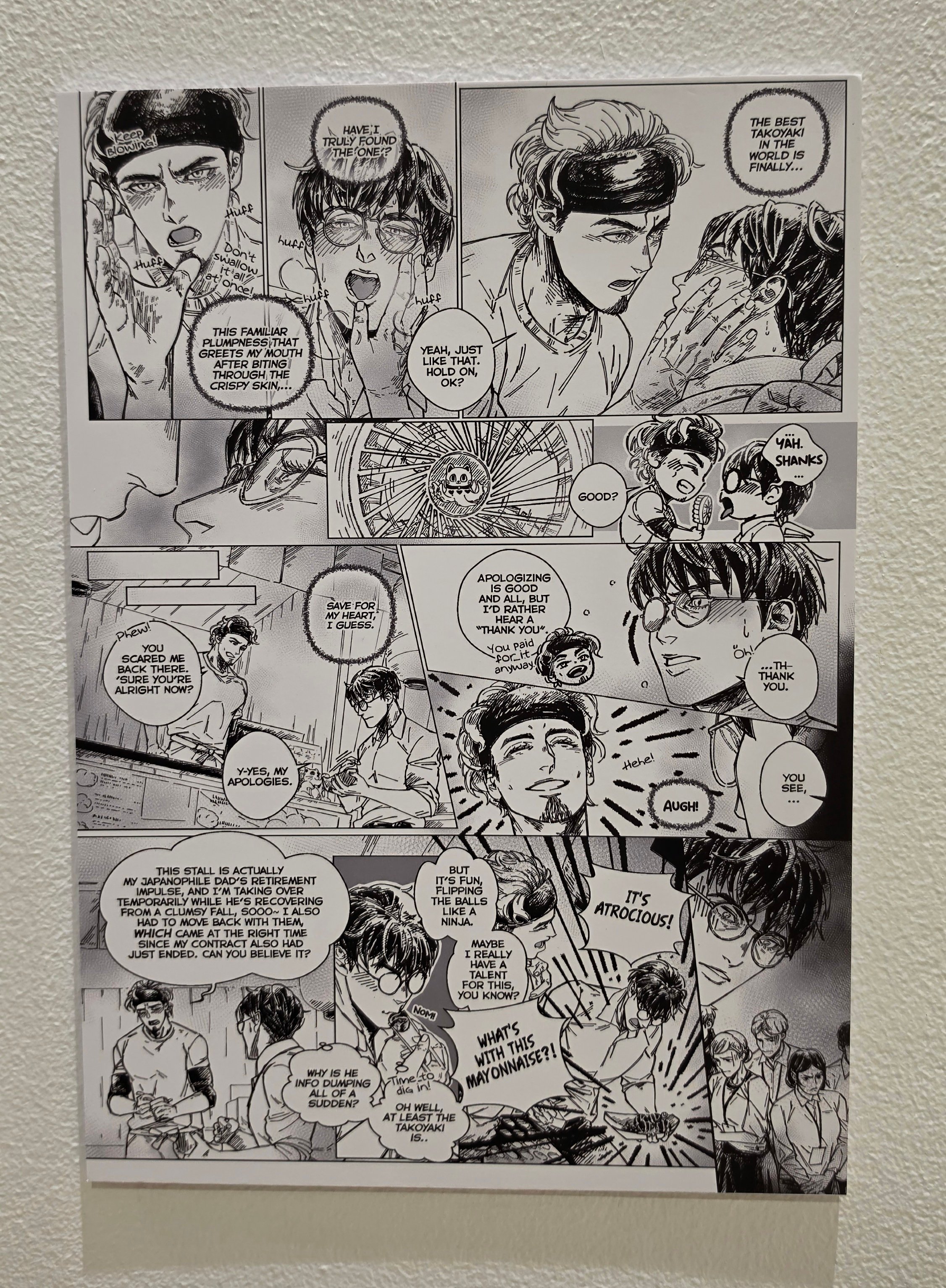A panel from ‘Dumplings Over Flowers’ by Scottwm (Philippines).