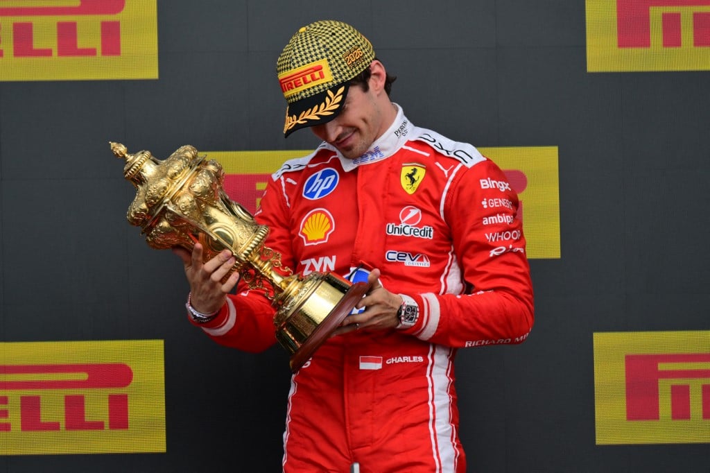Leclerc delivers Ferrari win as British GP ends under safety car