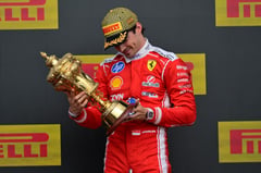 Leclerc delivers Ferrari win as British GP ends under safety car