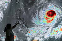 (July 07 2026) QCDRRMO Deputy for Hazard Monitoring Aleandra Rivera monitored the super typhoon with international name (Bavi) at QCDRRMO office in Quezon City on Tuesday July 7 2026, Bavi is expected to enter the Philippine Area of Responsibility (PAR) between Tuesday evening and early Wednesday, The super typhoon, which will be called Inday locally, will maintain its strength as it enters PAR, according to PAGASA. Photo/Analy Labor
