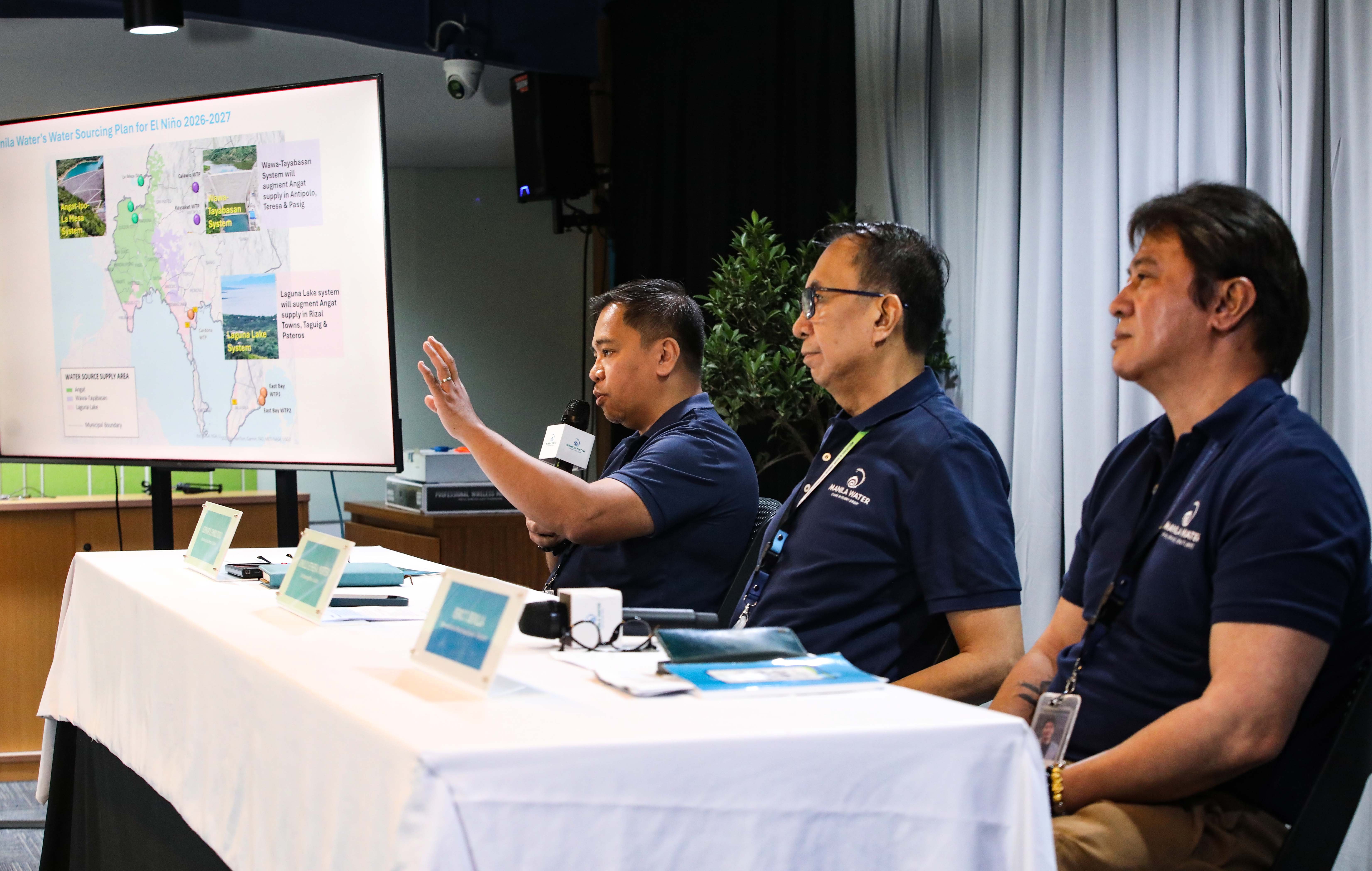 Manila Water press briefing El Niño 