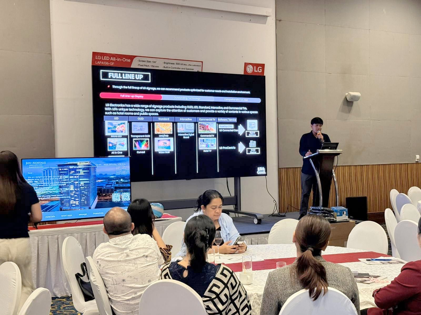 LG showcases smart hotel solutions