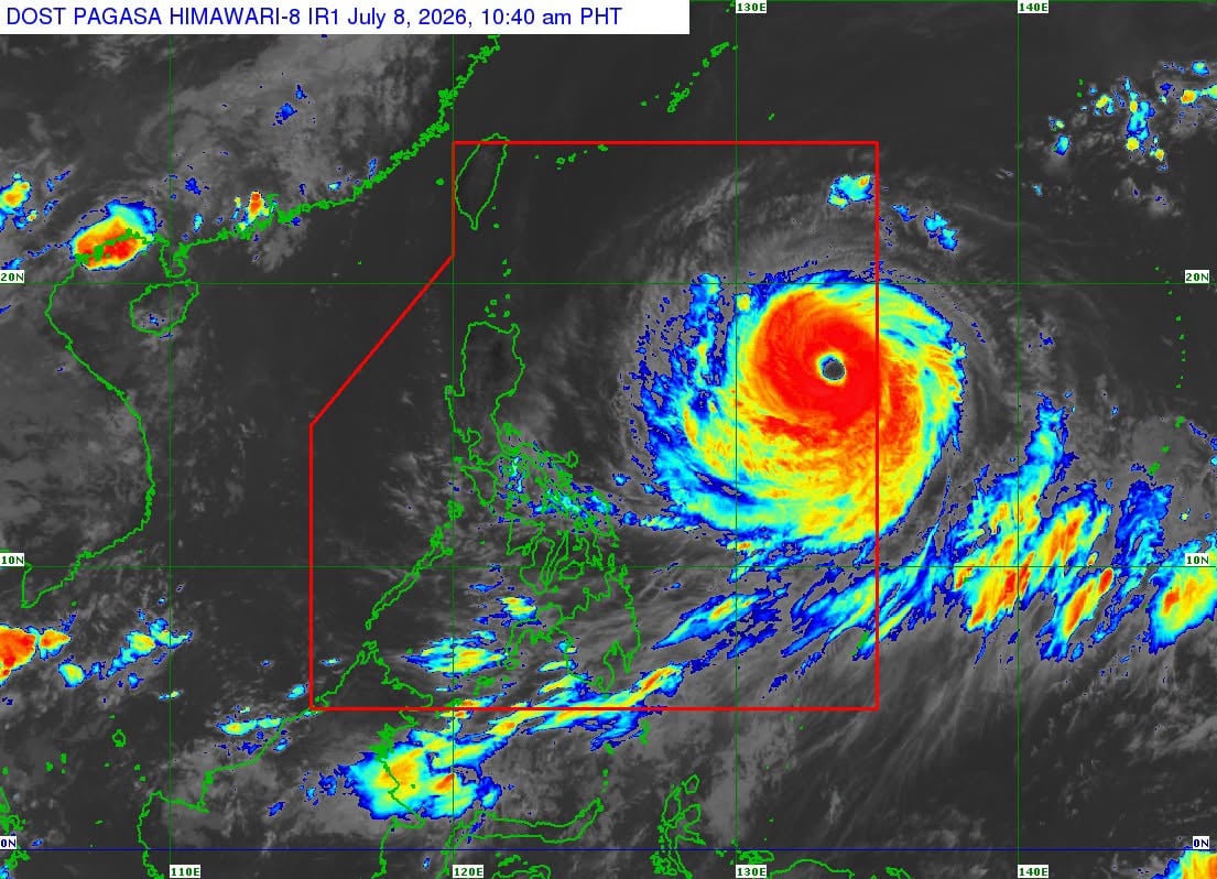 Super Typhoon Inday Intensifies