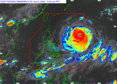 Super Typhoon Inday Intensifies
