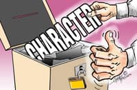 Character counts, in votes