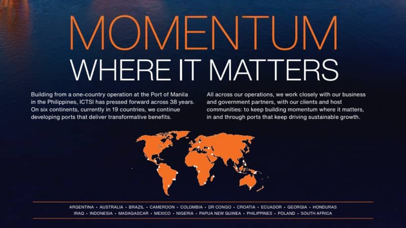 38 years of International Container Terminal Services, Inc.