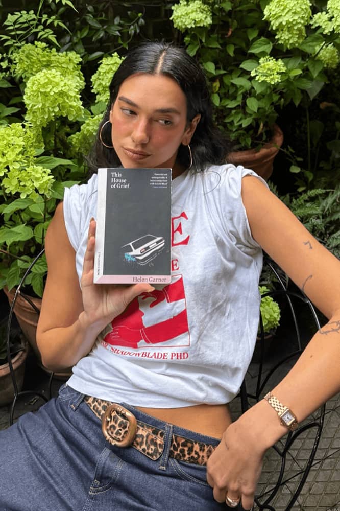 An avid reader, Dua Lipa has been sharing her monthly book picks on the Book Club page of Service95.com, her website that highlights stories of creatives across various pursuits.