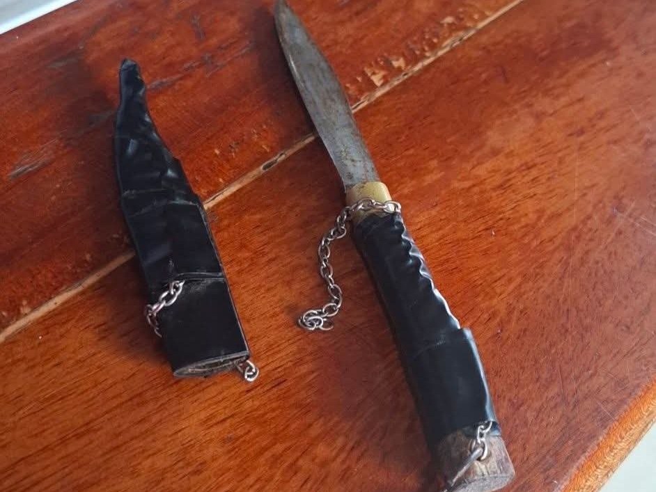 Parent surrenders knife found near Benguet school
