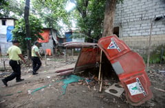 Local Official inspect low-lying communities