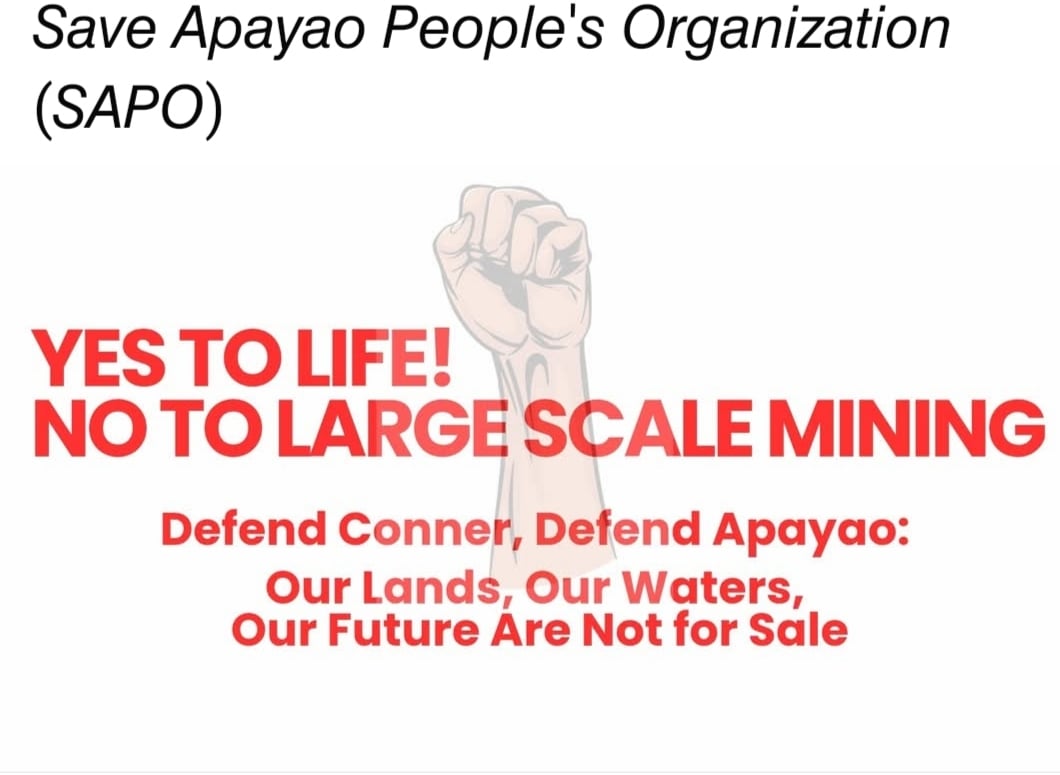 Apayao peoples group say no to large scale mining 