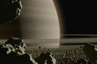 SATURN as seen from its rings.