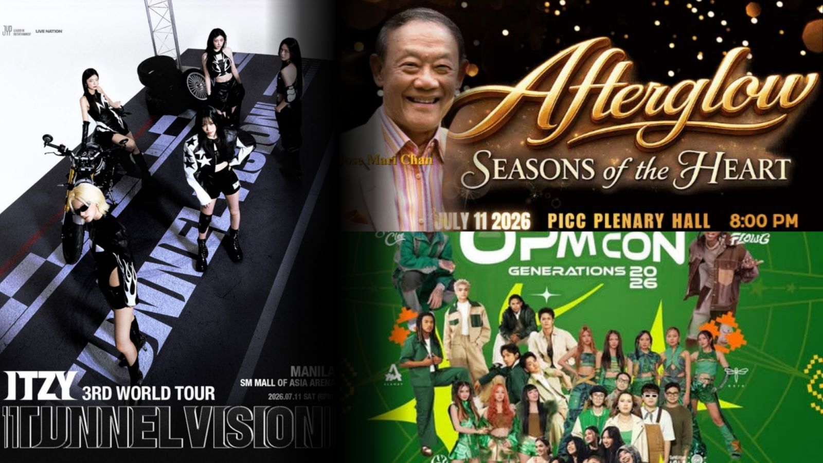 Fans on alert: Typhoon Inday threatens rainy conditions for July 11 concerts


