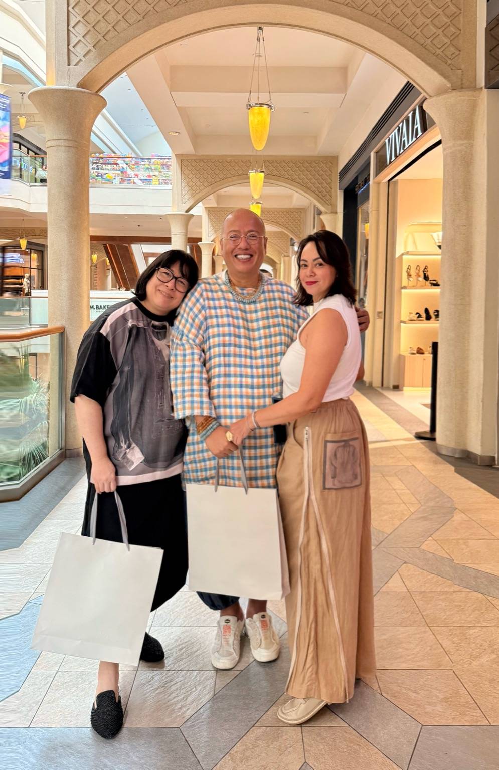 TANYA Yuson, DAILY TRIBUNE's Luis Espiritu and Katrina Holigores.