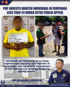 Police arrests notorious sexual offender in Pampanga