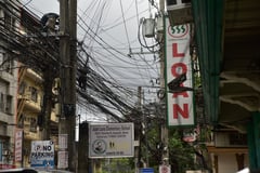 Scenes around España Blvd in Manila during Typhoon Inday's stay
