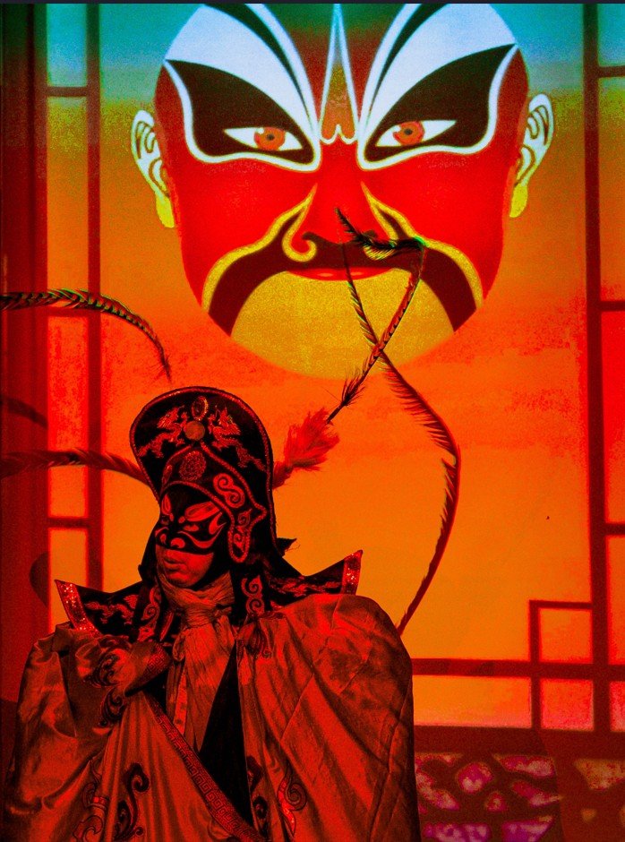 Behind the mask, the ancient art of storytelling comes alive.