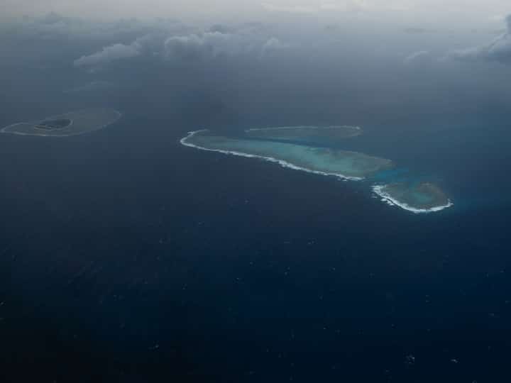 Kalayaan Island Group from above