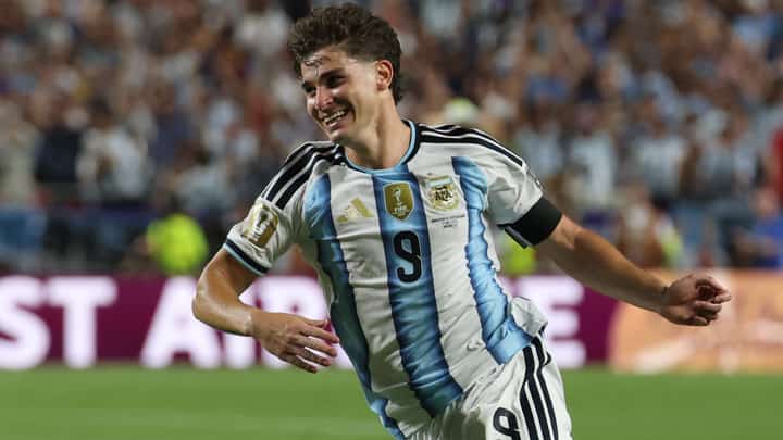 JULIAN Alvarez celebrates after leading Argentina to a 3-1 win over Switzerland in the quarterfinals of the FIFA World Cup on Sunday.