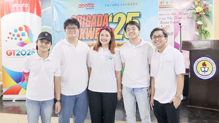 BEYOND the classroom, Aboitiz Future Leaders scholars take part in volunteer activities such as the Brigada Eskwela to strengthen leadership, teamwork and commitment to community service.