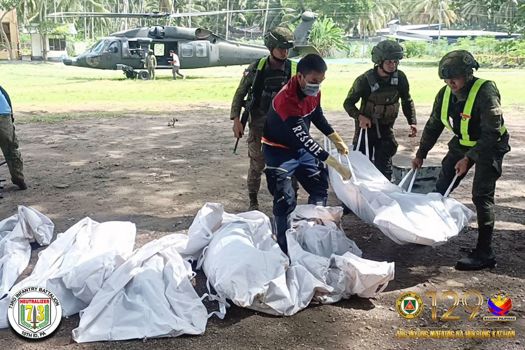 Philippine Army conducts retrieval operations in Malapatan